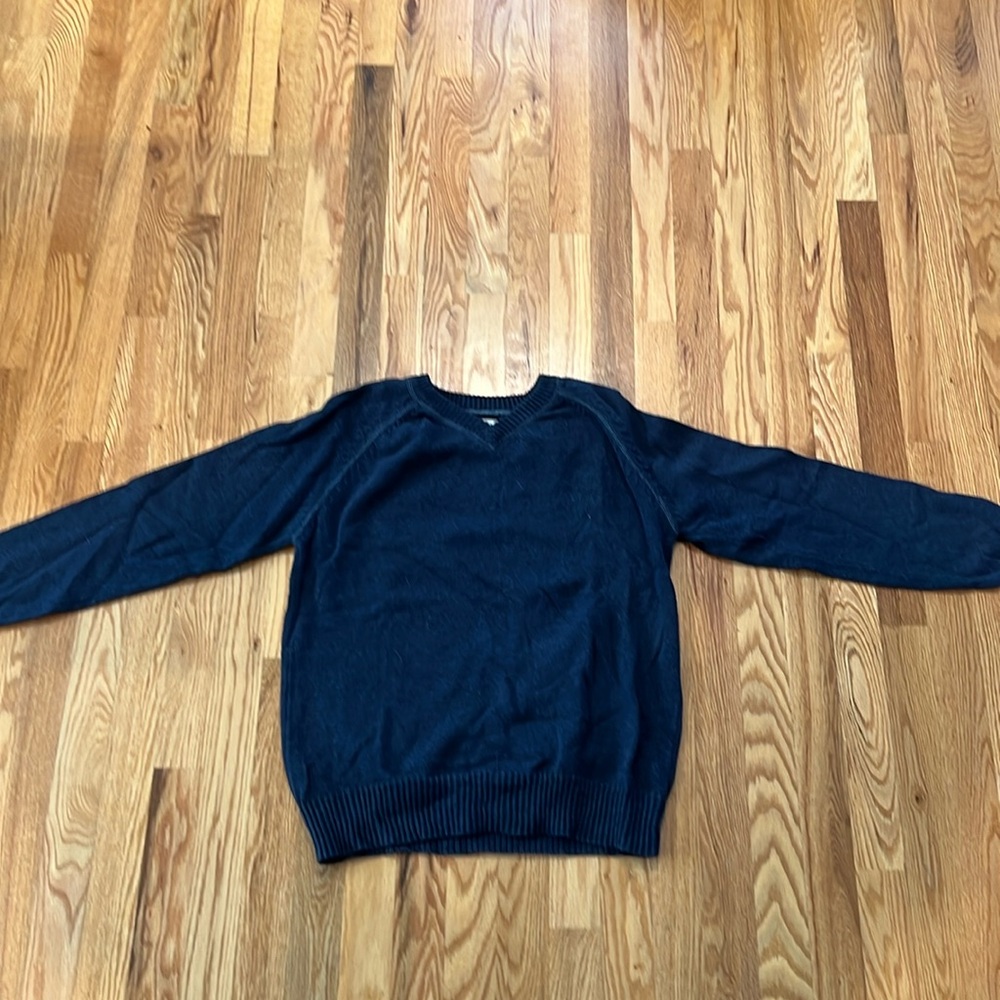 Dress Sweater , Arizona Jean Co, Men Medium, Blue, Not sure if it was ever warm